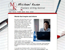 Tablet Screenshot of freelance.michaelkwan.com